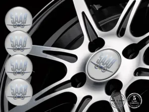Saab Adesivi Cupola Custom Etichette Ruota Pregiate